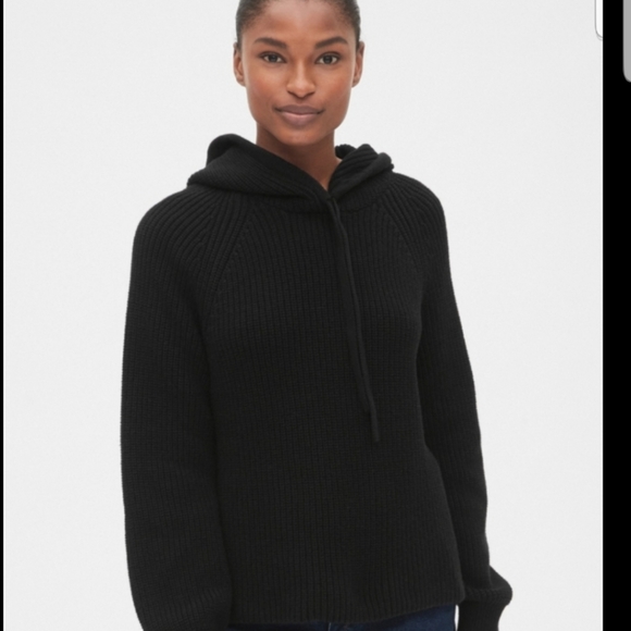 Gap NWT thick shaker knit hooded sweater - Picture 6 of 6